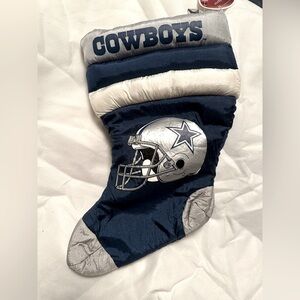 Retro Dallas Cowboy puffed stocking